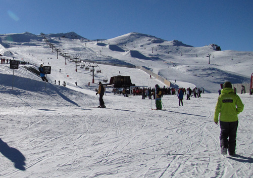 Cardrona Ski Field Beginner Area & Terrain Park